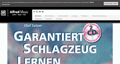 Desktop Screenshot of garantiertschlagzeug.de